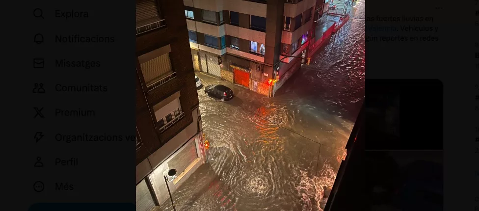 Inondations à Tarragone et Sitges